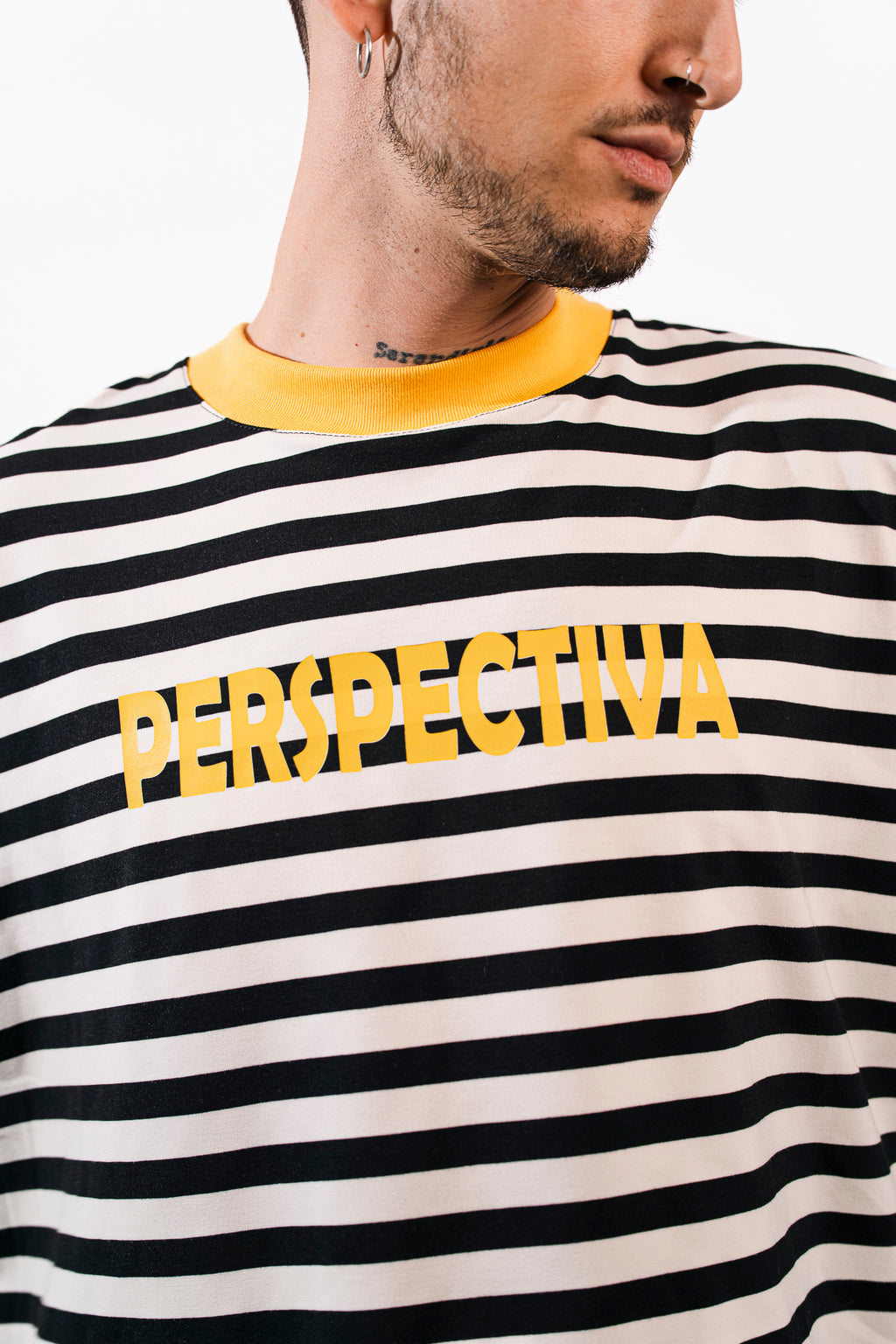 CAMISETA CROP RAYADA