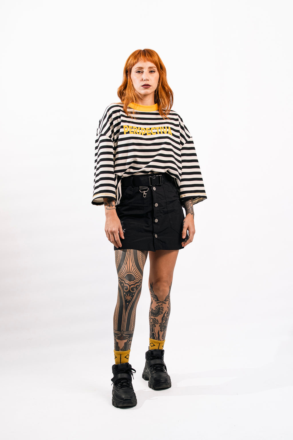CAMISETA CROP RAYADA