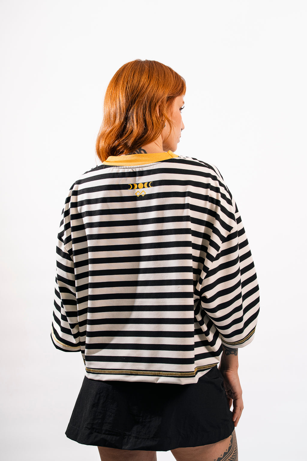 CAMISETA CROP RAYADA