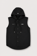 CAMISA SIN MANGAS CON CAPUCHA