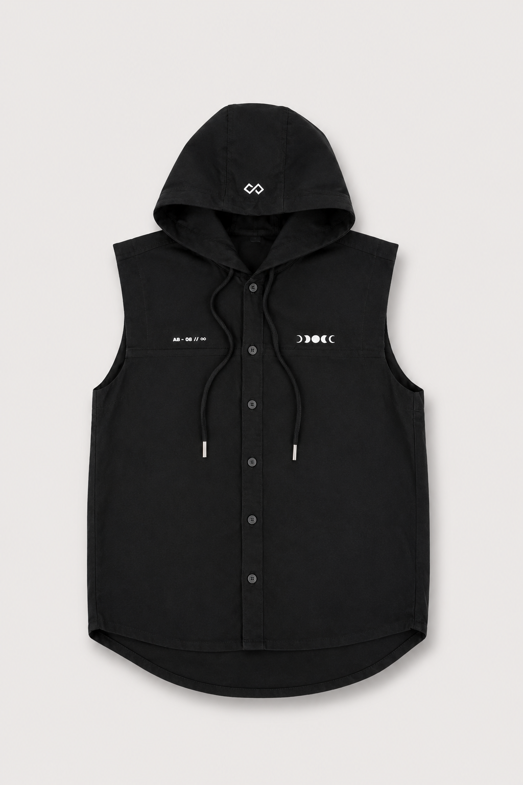 CAMISA SIN MANGAS CON CAPUCHA