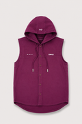 CAMISA SIN MANGAS CON CAPUCHA