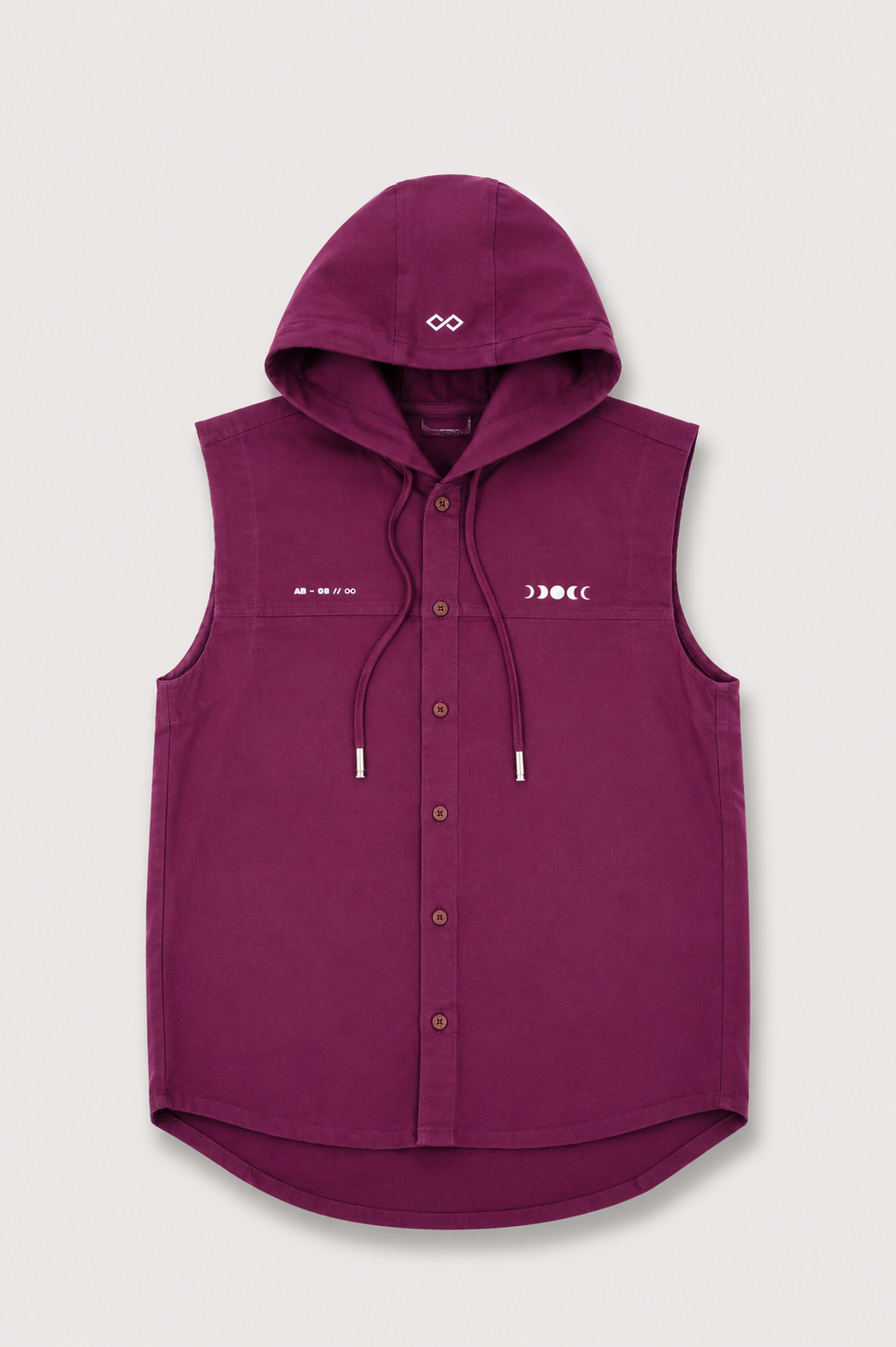 CAMISA SIN MANGAS CON CAPUCHA
