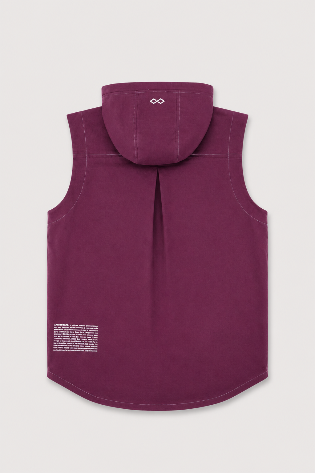 CAMISA SIN MANGAS CON CAPUCHA