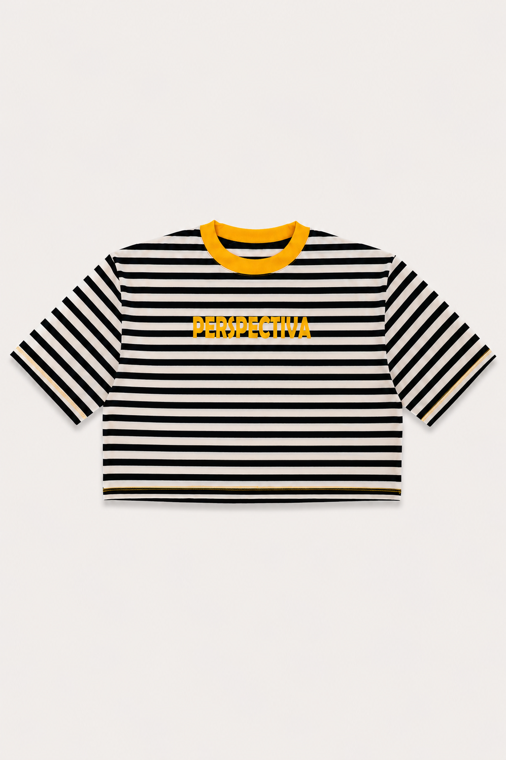 CAMISETA CROP RAYADA