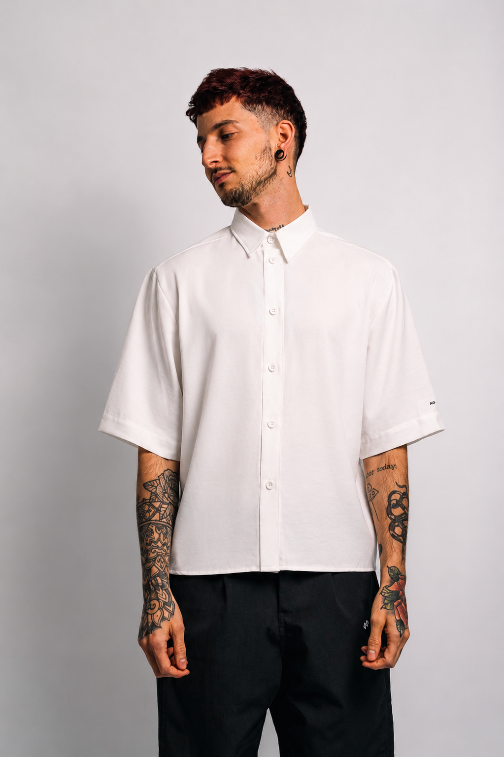 CAMISA MANGA CORTA BOXY FIT