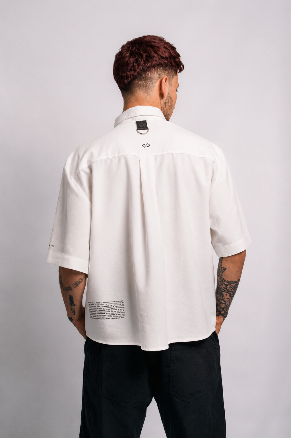 CAMISA MANGA CORTA BOXY FIT