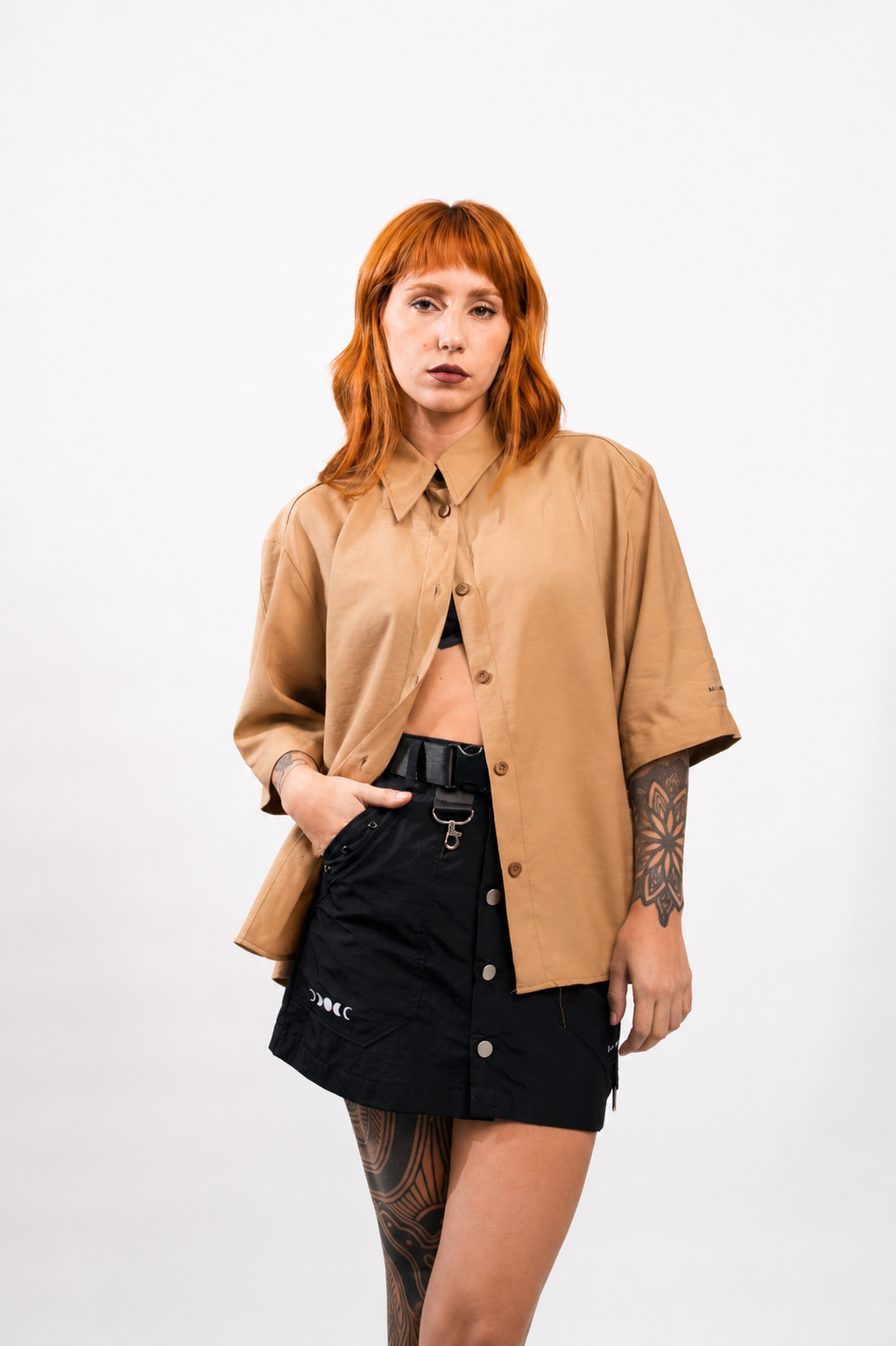 CAMISA MANGA CORTA BOXY FIT