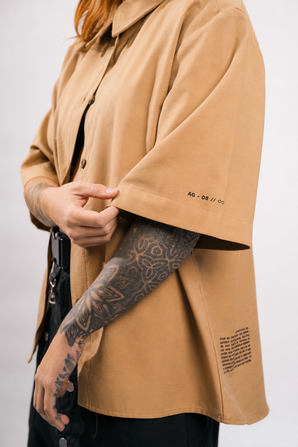 CAMISA MANGA CORTA BOXY FIT