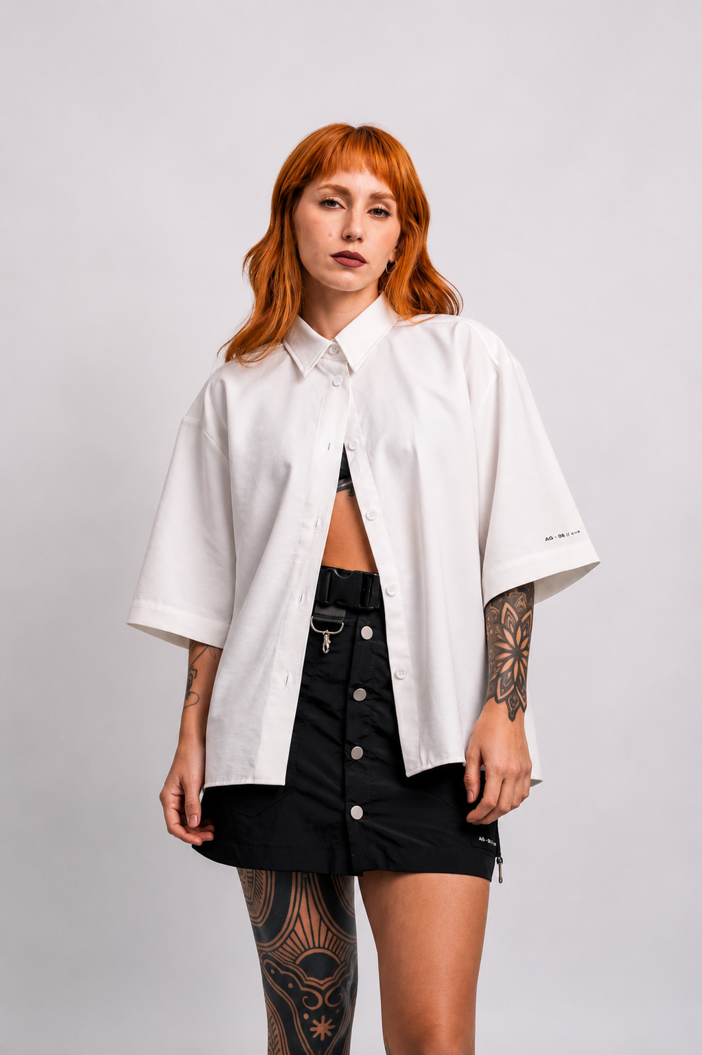 CAMISA MANGA CORTA BOXY FIT