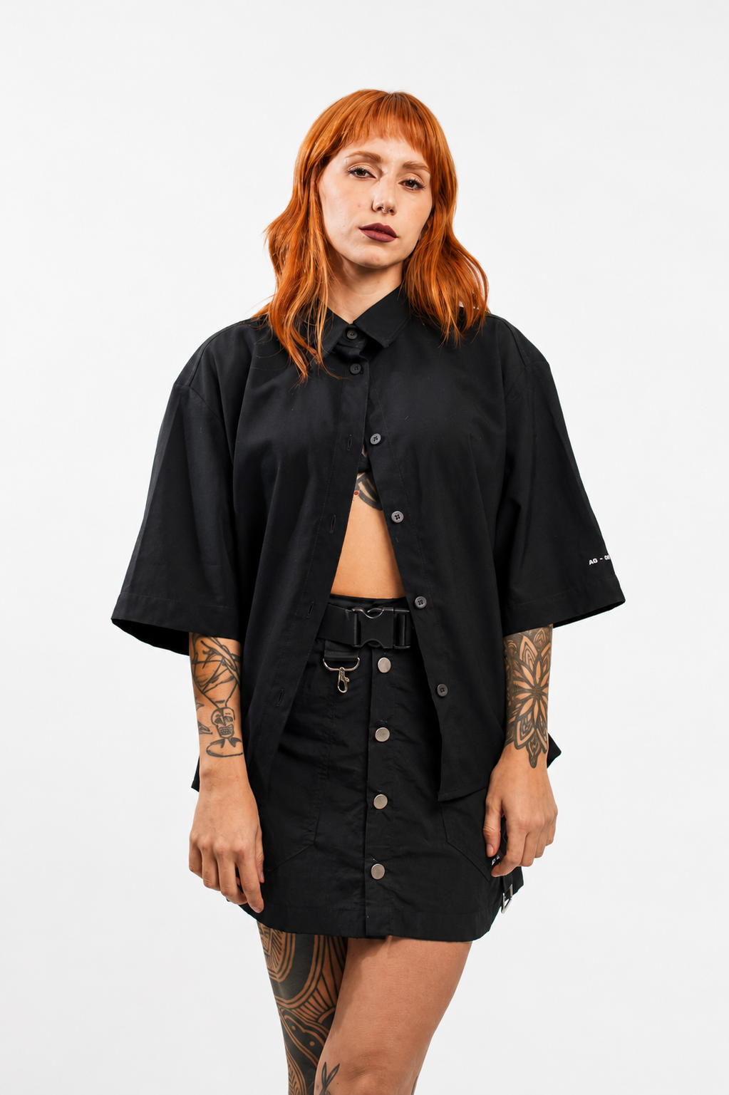 CAMISA MANGA CORTA BOXY FIT