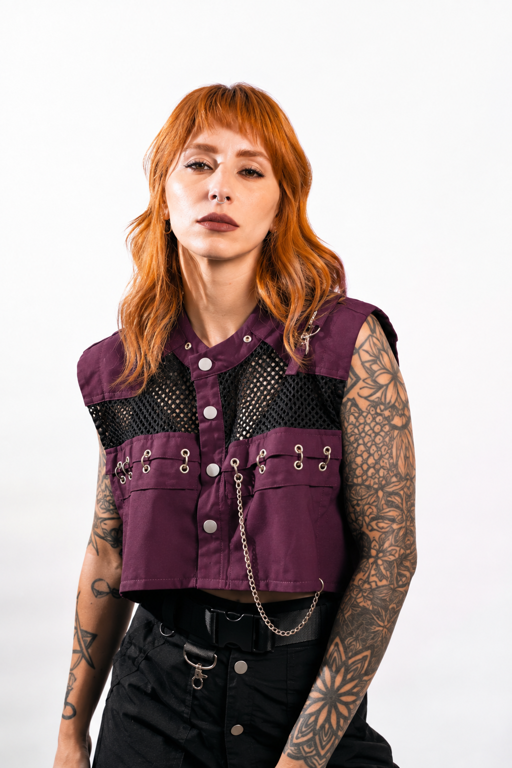 CAMISA CROP TOP MUJER