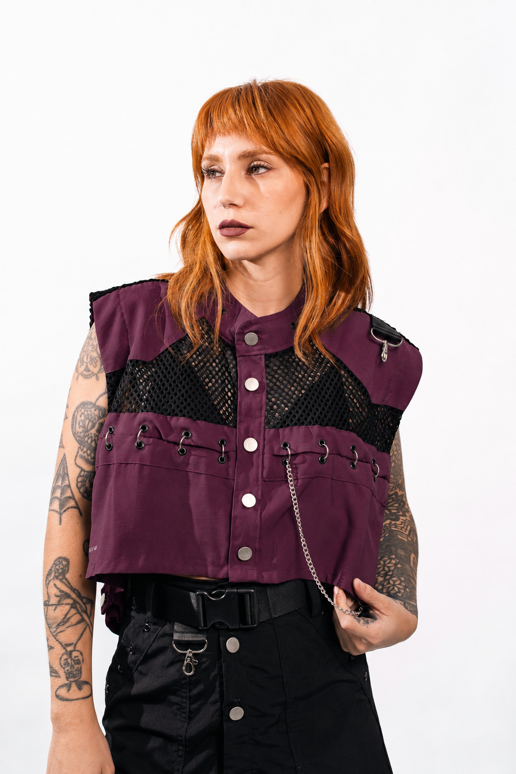 CAMISA CROP TOP MUJER
