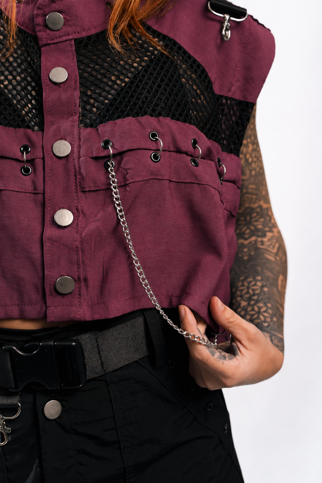CAMISA CROP TOP MUJER