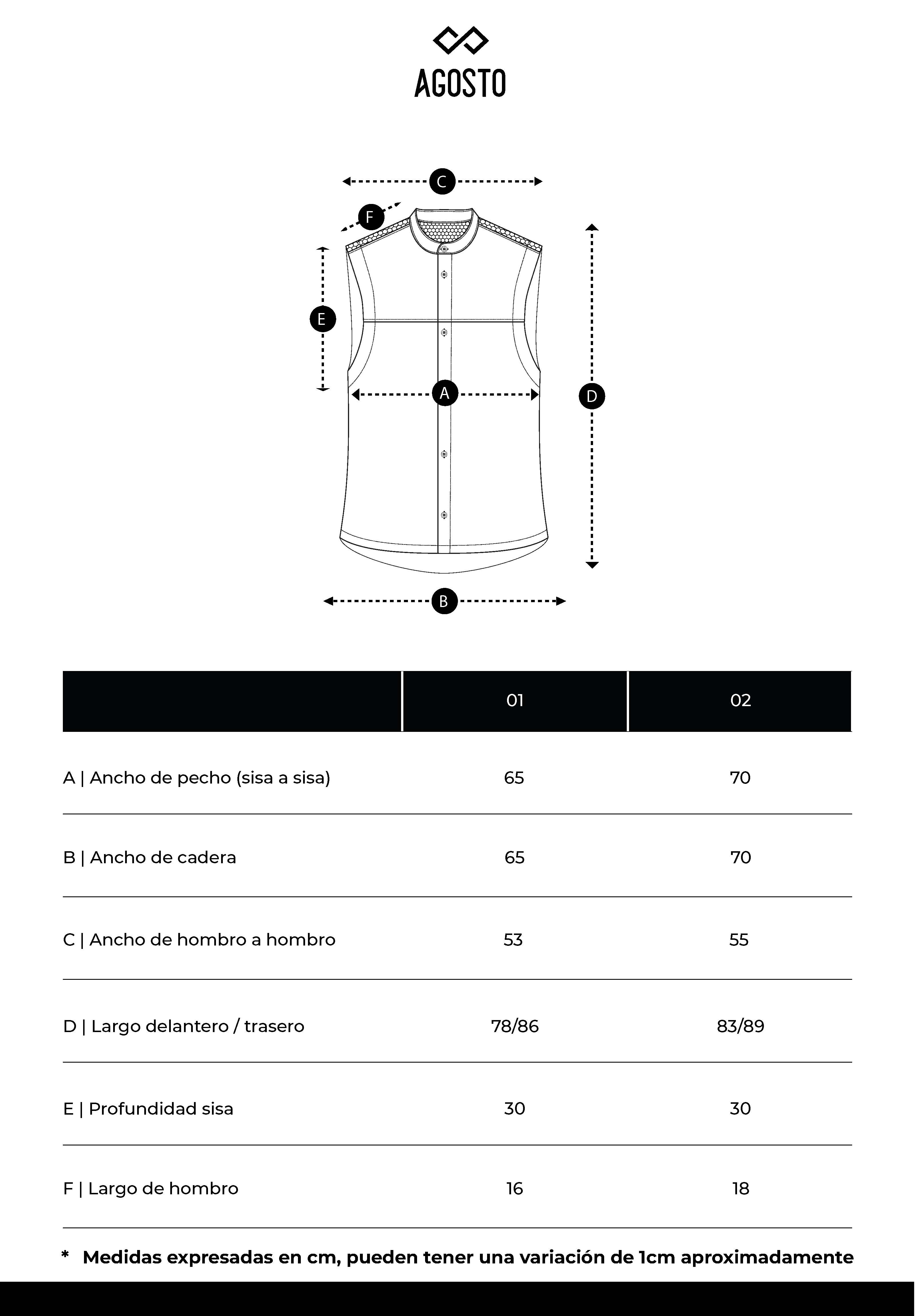 CAMISA SIN MANGAS